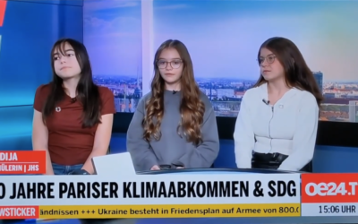 OE24 Interview zur Schulausstellung „10 Jahre Pariser Klimaabkommen“